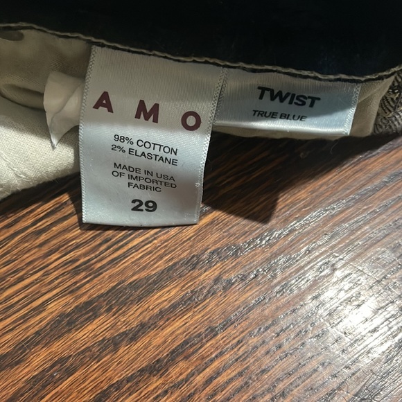AMO Twist Medium Dark Wash Jeans - Picture 4 of 5
